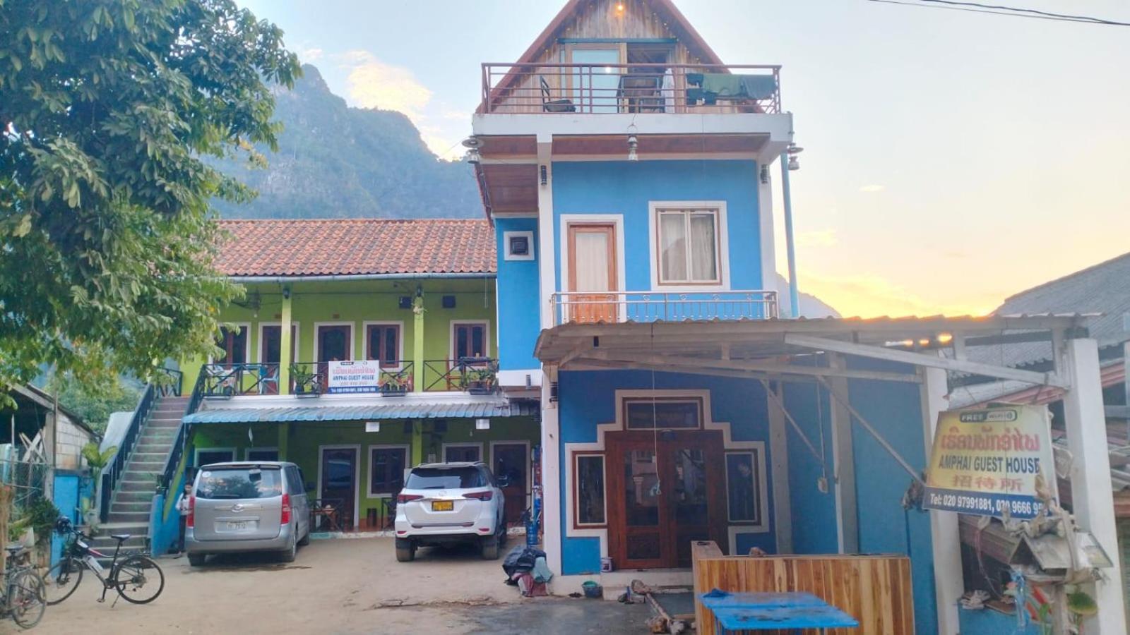 Amphai Guest House Nong Khiaw Ngoại thất bức ảnh